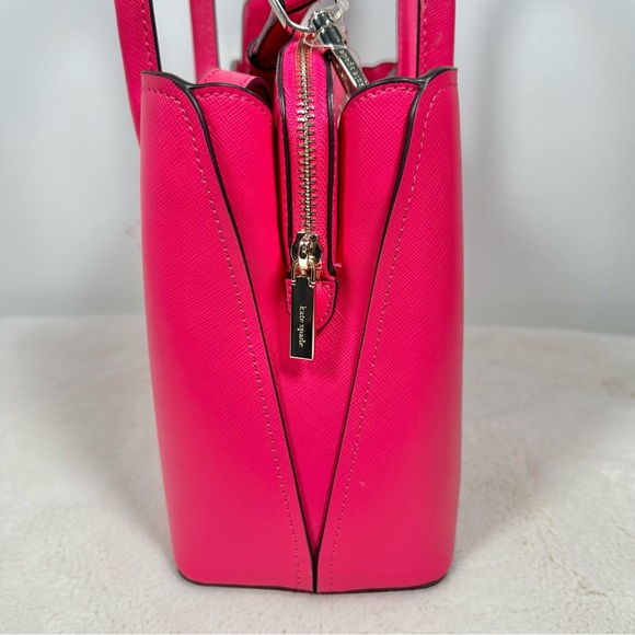 Kate Spade New York RORY Pink Saffiano Medium Satchel Crossbody Bag - Picture 16 of 16